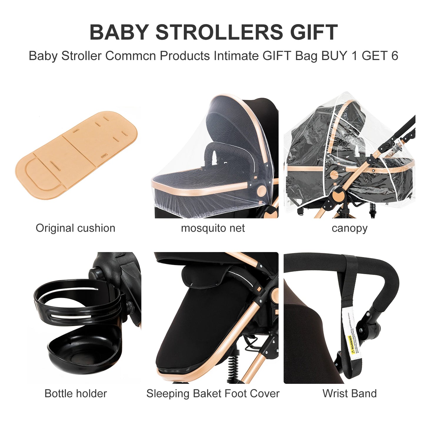 Lightweight 3 in 1 Baby Stroller with Safety Seat - Chic & Cheery Shopping