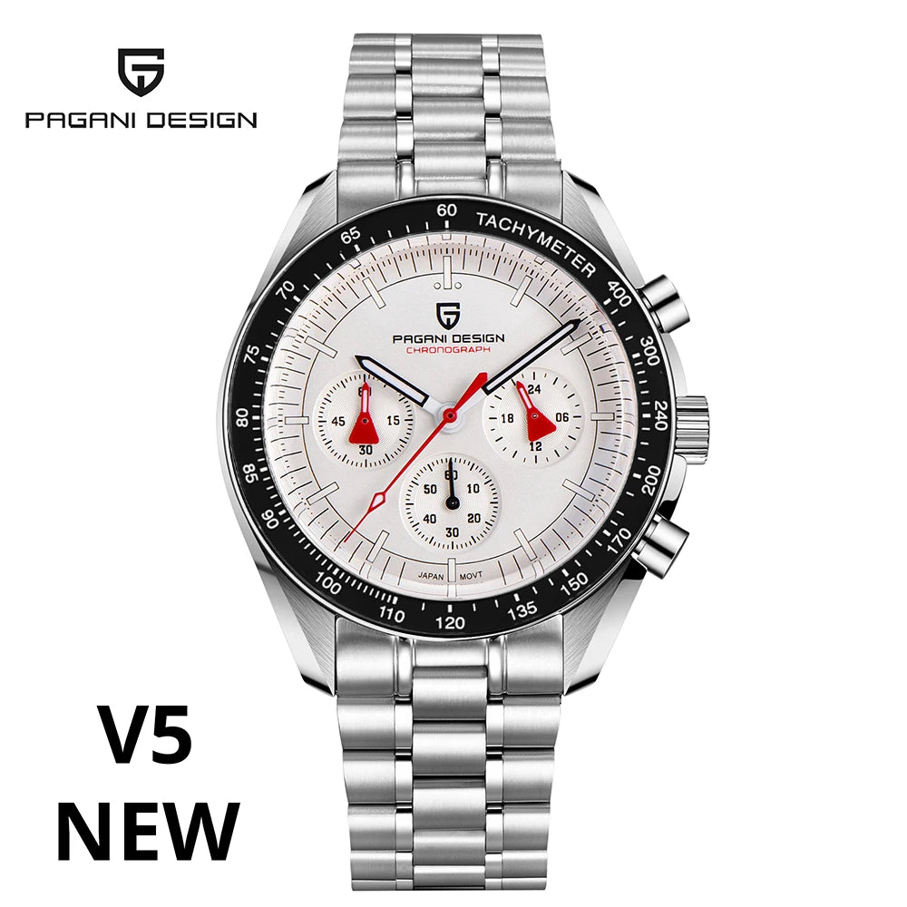 Pagani Design 2025 New Moon Luxury Quartz Men's Watch - Chic & Cheery Shopping