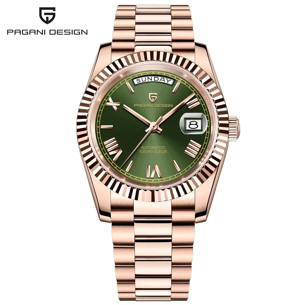 Pagani Design DD36 Men's Rose Gold Luxury Automatic Watch - Chic & Cheery Shopping