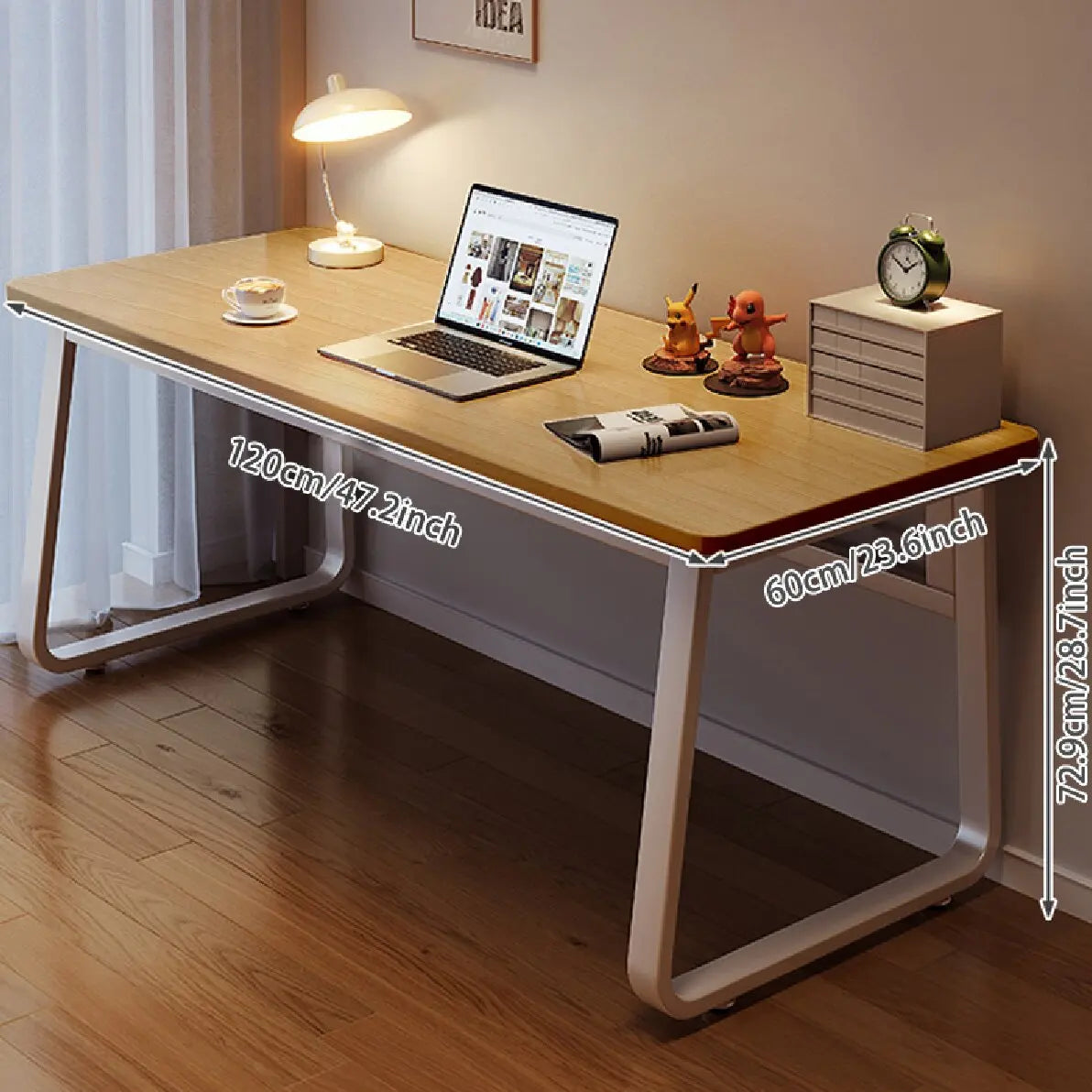 Modern White Computer Desk for Home Office and Study - Chic & Cheery Shopping