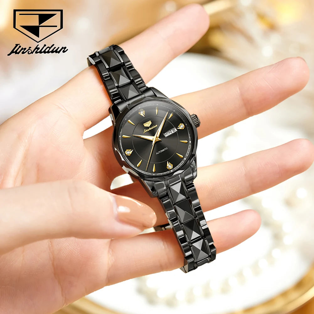 JSDUN Women's Waterproof Automatic Mechanical Watch - Chic & Cheery Shopping