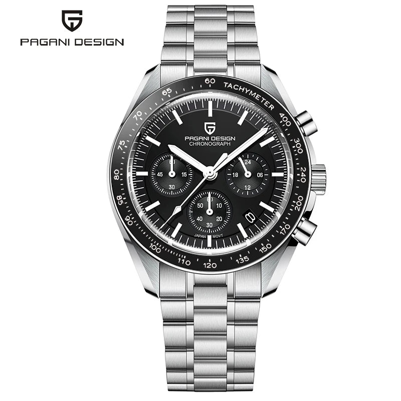 Pagani Design 2025 New Moon Luxury Quartz Men's Watch - Chic & Cheery Shopping