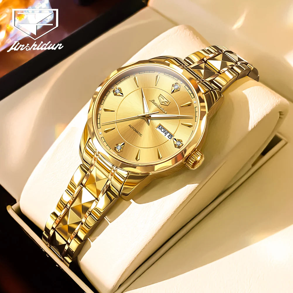 JSDUN Women's Waterproof Automatic Mechanical Watch - Chic & Cheery Shopping