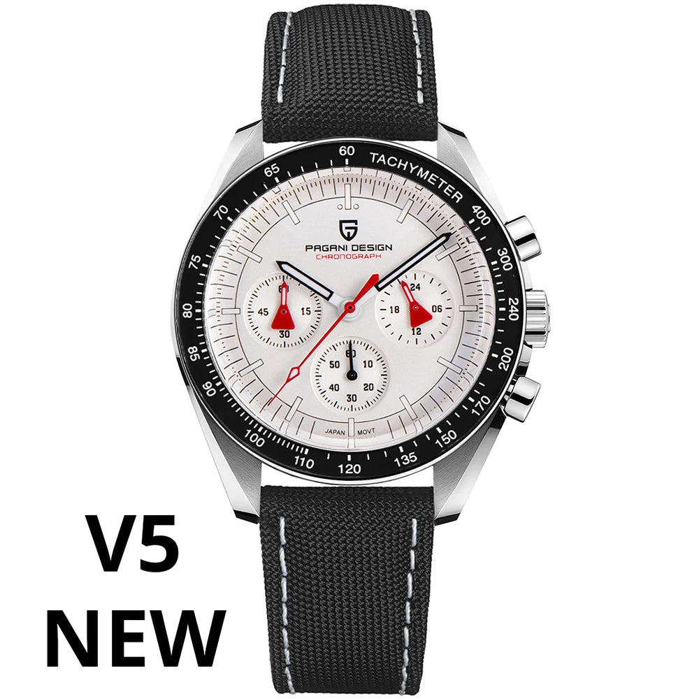 Pagani Design 2025 New Moon Luxury Quartz Men's Watch - Chic & Cheery Shopping