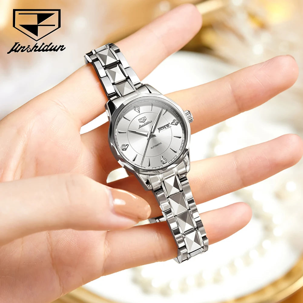 JSDUN Women's Waterproof Automatic Mechanical Watch - Chic & Cheery Shopping