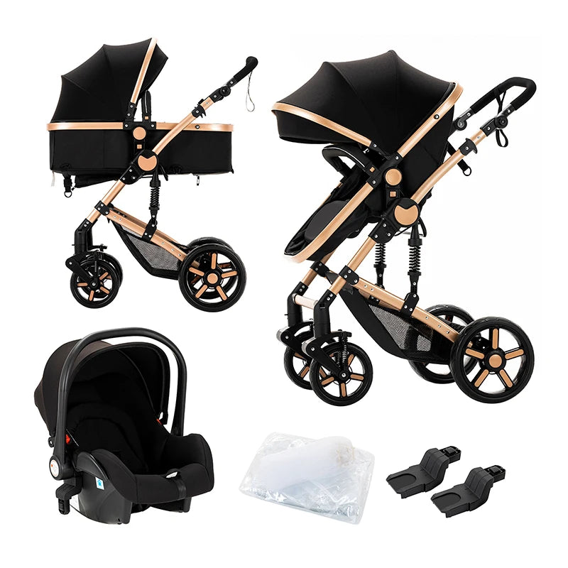 Lightweight 3 in 1 Baby Stroller with Safety Seat - Chic & Cheery Shopping