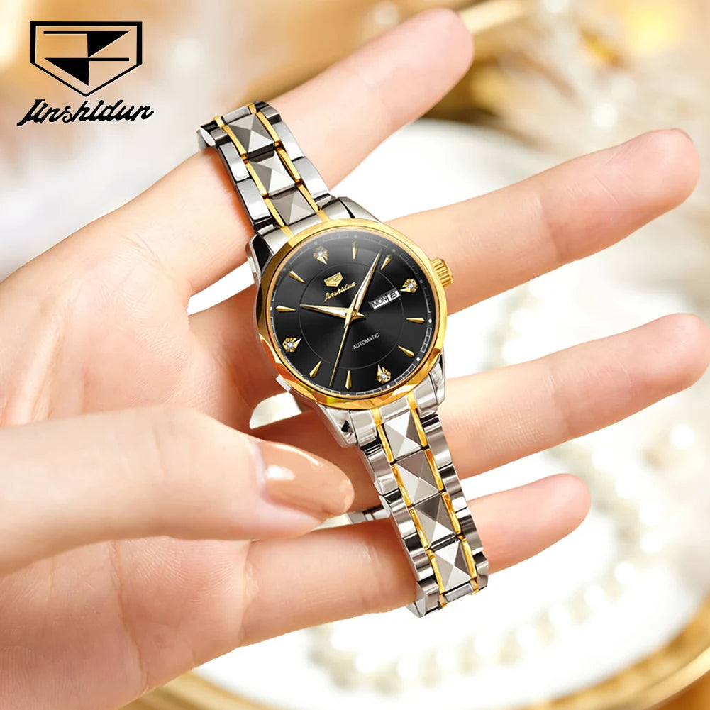 JSDUN Women's Waterproof Automatic Mechanical Watch - Chic & Cheery Shopping