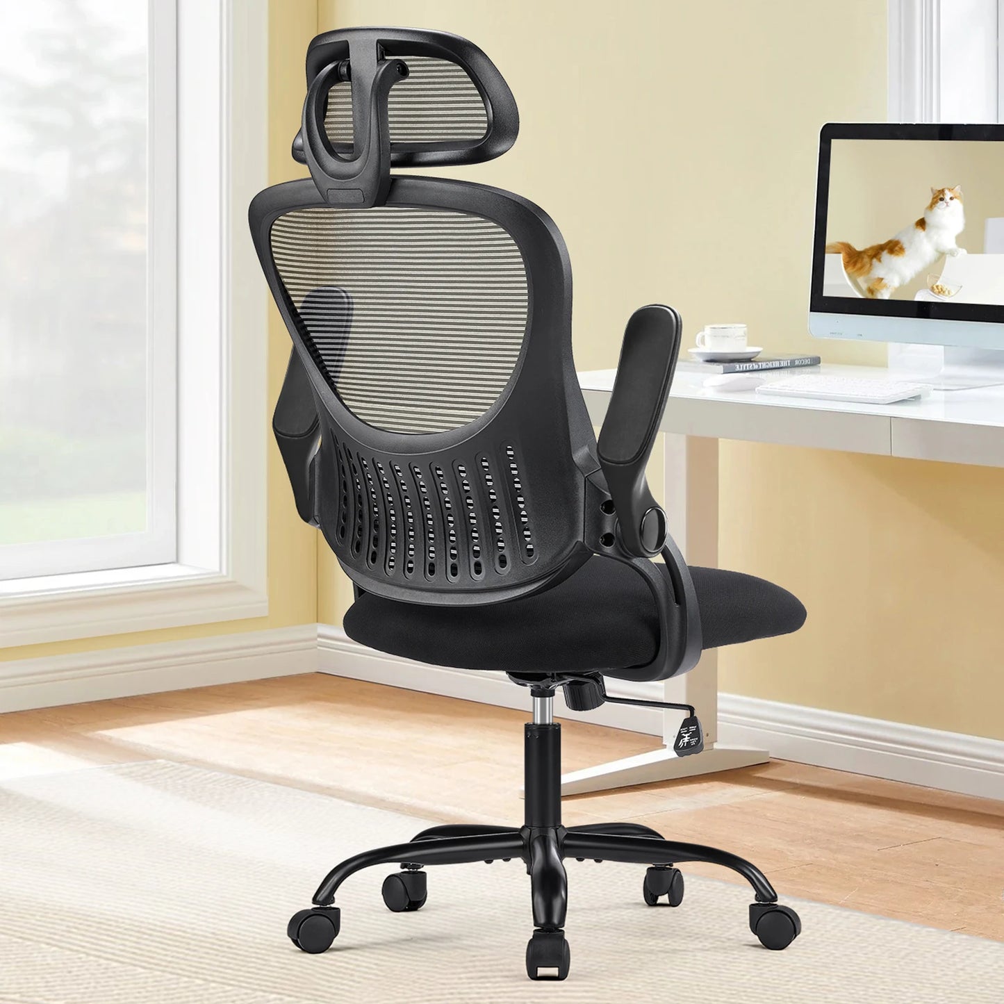 JHK Ergonomic Mesh Office Chair with Adjustable Features - Chic & Cheery Shopping