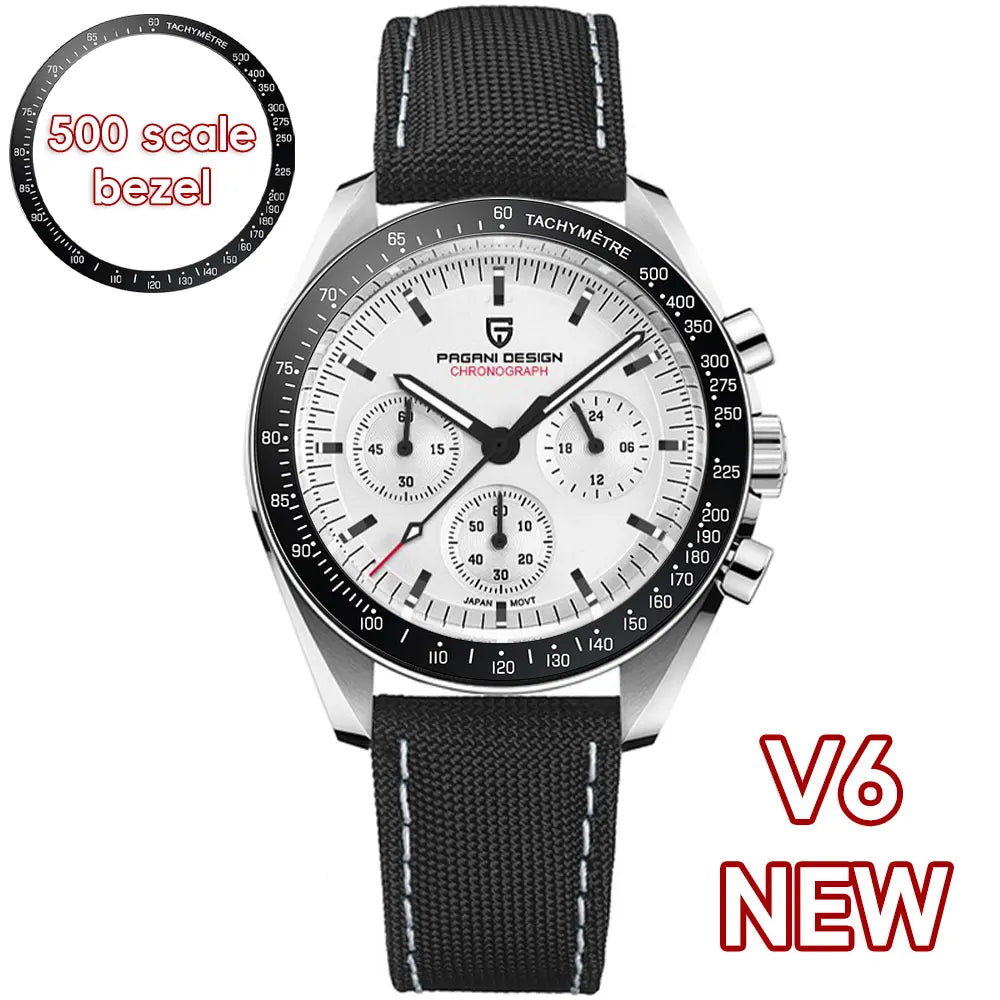 Pagani Design 2025 New Moon Luxury Quartz Men's Watch - Chic & Cheery Shopping