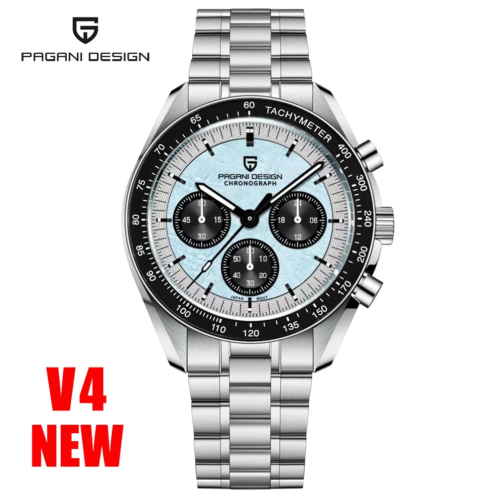 Pagani Design 2025 New Moon Luxury Quartz Men's Watch - Chic & Cheery Shopping