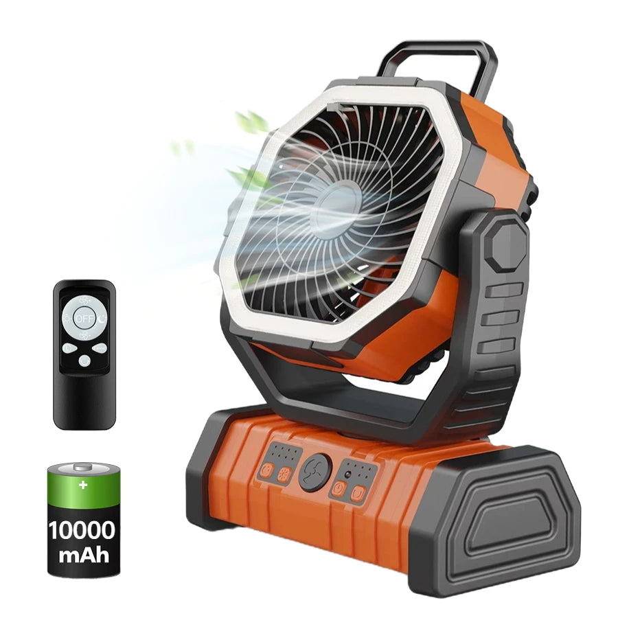 20000mAh High Capacity LED Camping Fan with Hook - Chic & Cheery Shopping