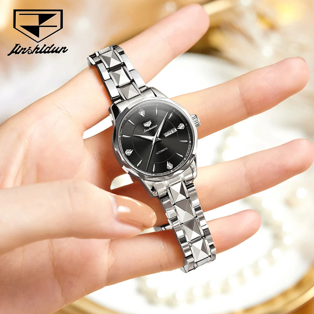 JSDUN Women's Waterproof Automatic Mechanical Watch - Chic & Cheery Shopping