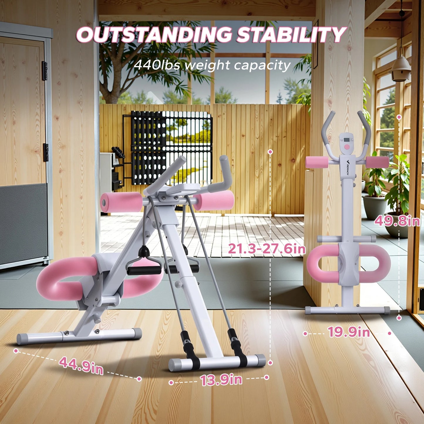 Merach Adjustable Ab Machine for Effective Core Workouts - Chic & Cheery Shopping