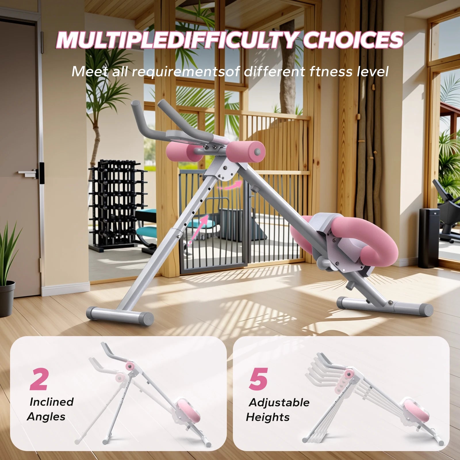 Merach Adjustable Ab Machine for Effective Core Workouts - Chic & Cheery Shopping