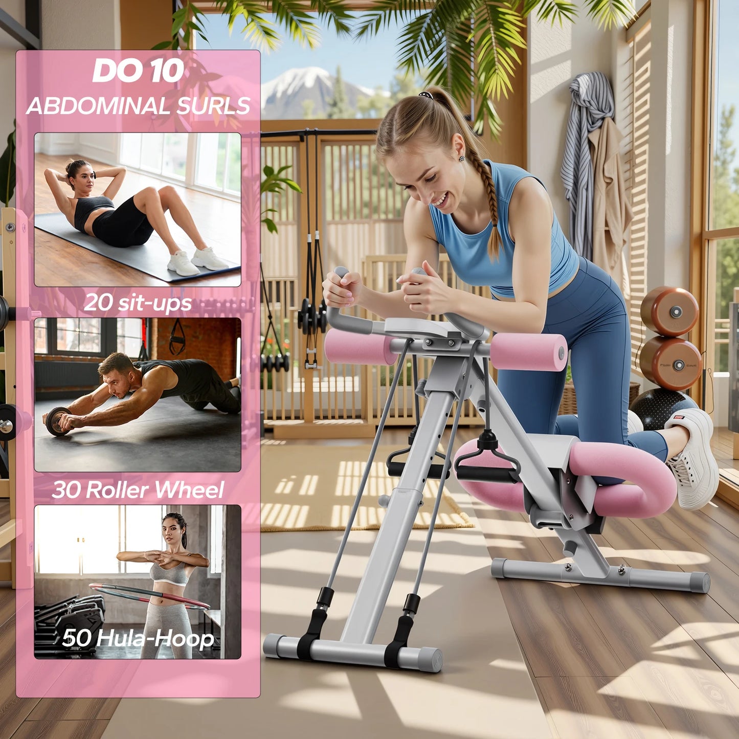 Merach Adjustable Ab Machine for Effective Core Workouts - Chic & Cheery Shopping
