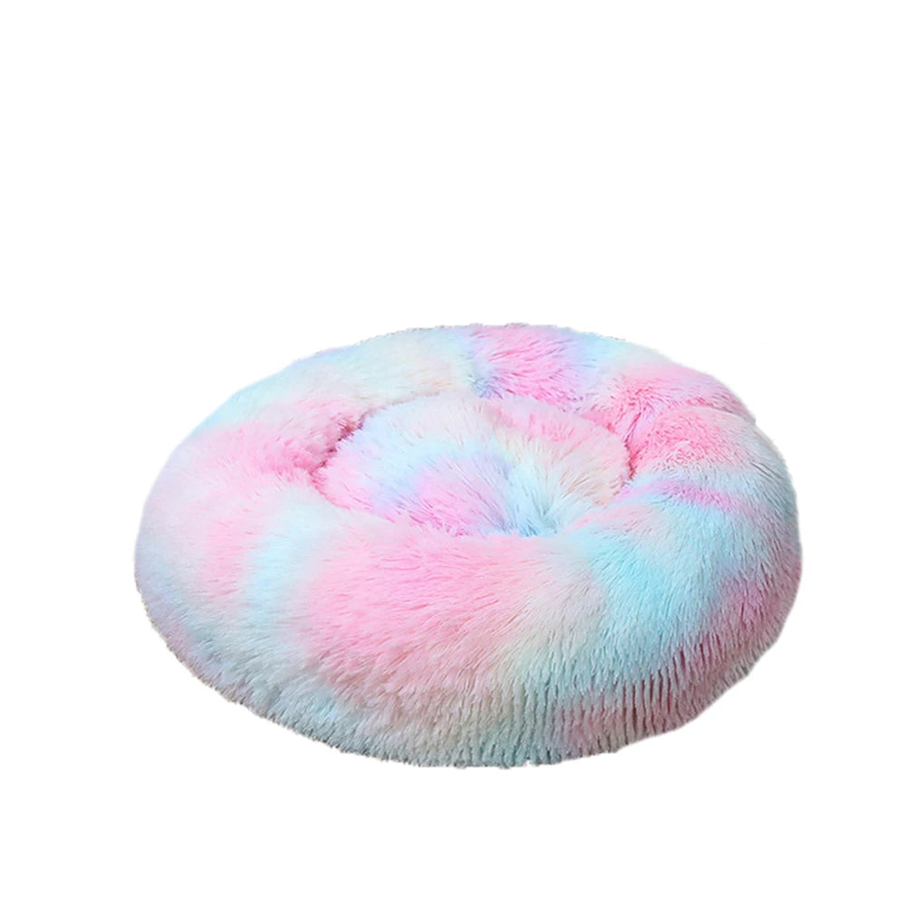 Warm Plush Donut Dog Bed for Small and Large Pets - Chic & Cheery Shopping