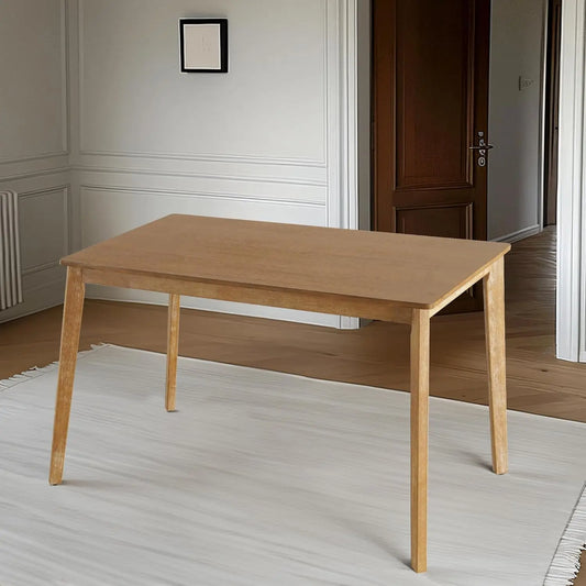 Farmhouse Dining Table Set for 4 with Solid Wood Chairs - Chic & Cheery Shopping