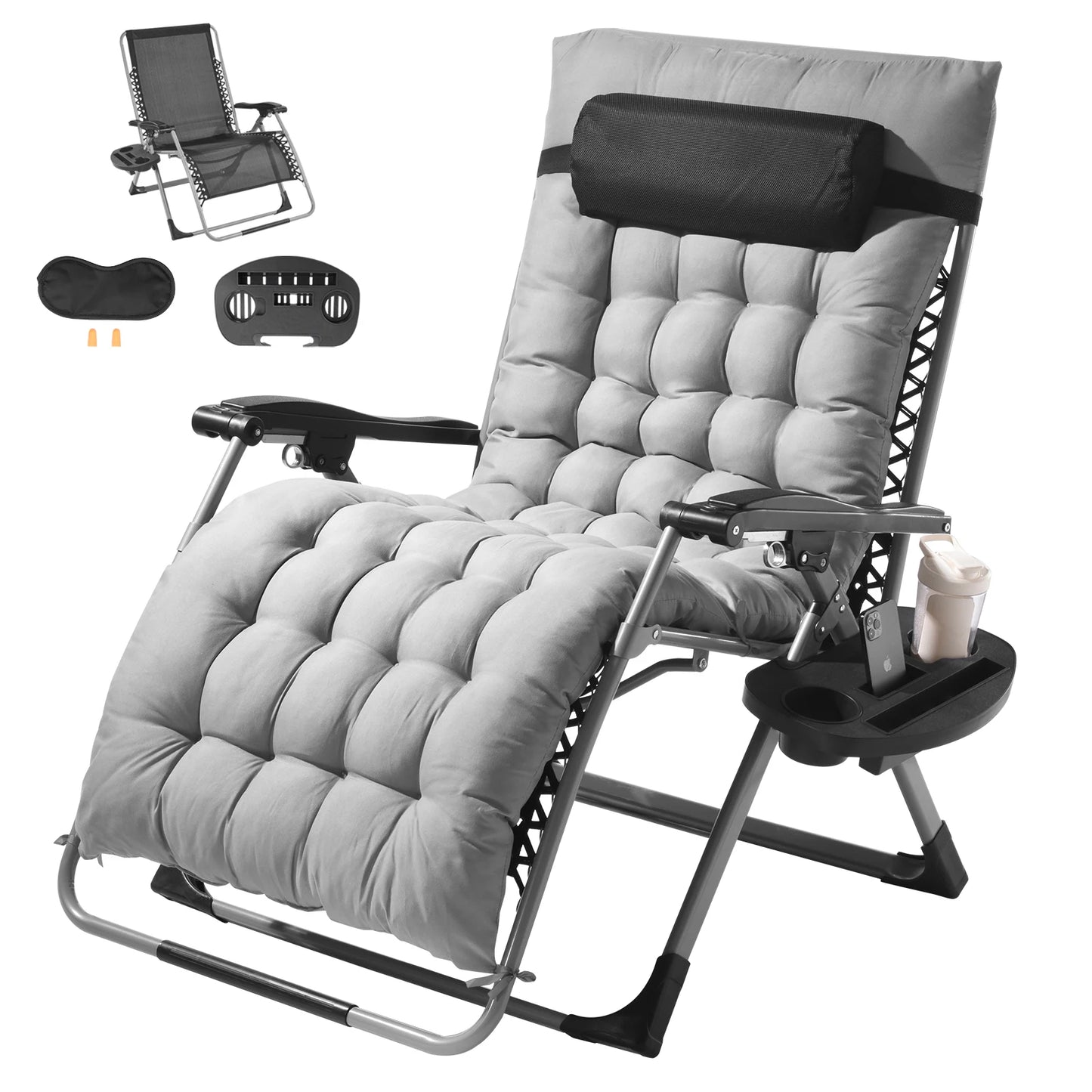 VEVOR Adjustable Zero Gravity Recliner Lounge Chair - Chic & Cheery Shopping
