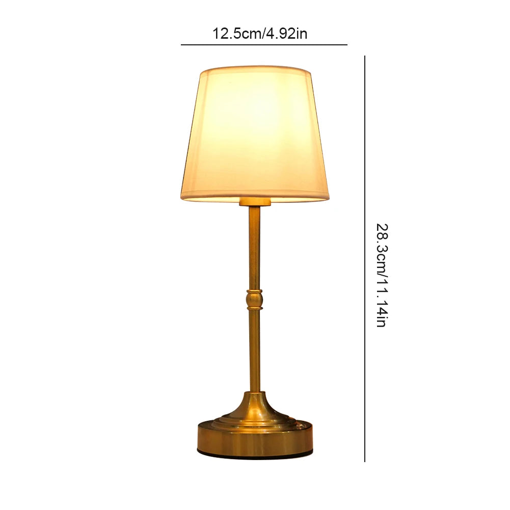 Dimmable Rechargeable Touch Control Table Lamp for Bedroom - Chic & Cheery Shopping