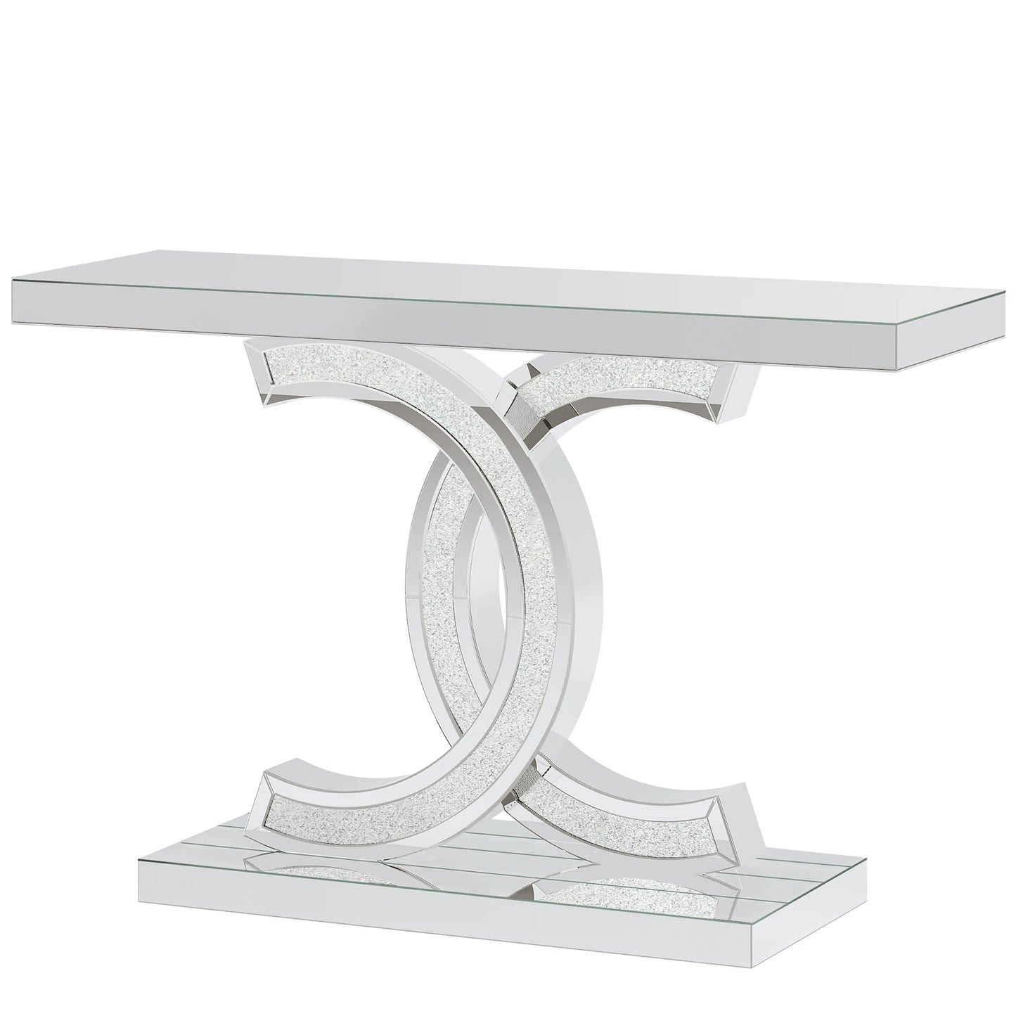 Tribesigns Modern Gold Entryway Table with Faux Marble Top - Chic & Cheery Shopping
