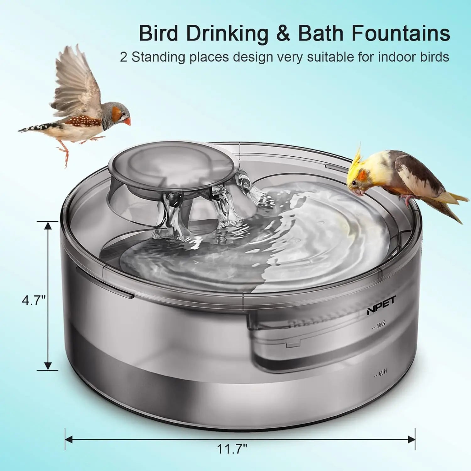 NPET DF10 Large Dog Water Fountain 5L Automatic Dispenser - Chic & Cheery Shopping