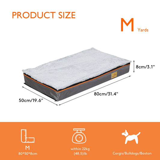 Large Orthopedic Dog Bed with Washable Cover and Foam Cushion - Chic & Cheery Shopping