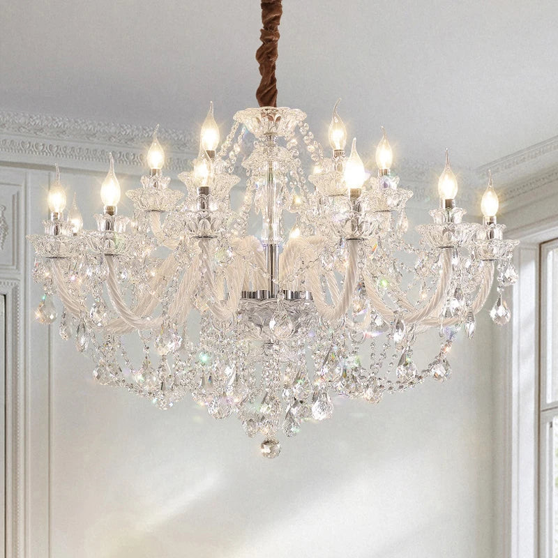 Luxury Crystal Chandeliers for Elegant Living Room Lighting - Chic & Cheery Shopping