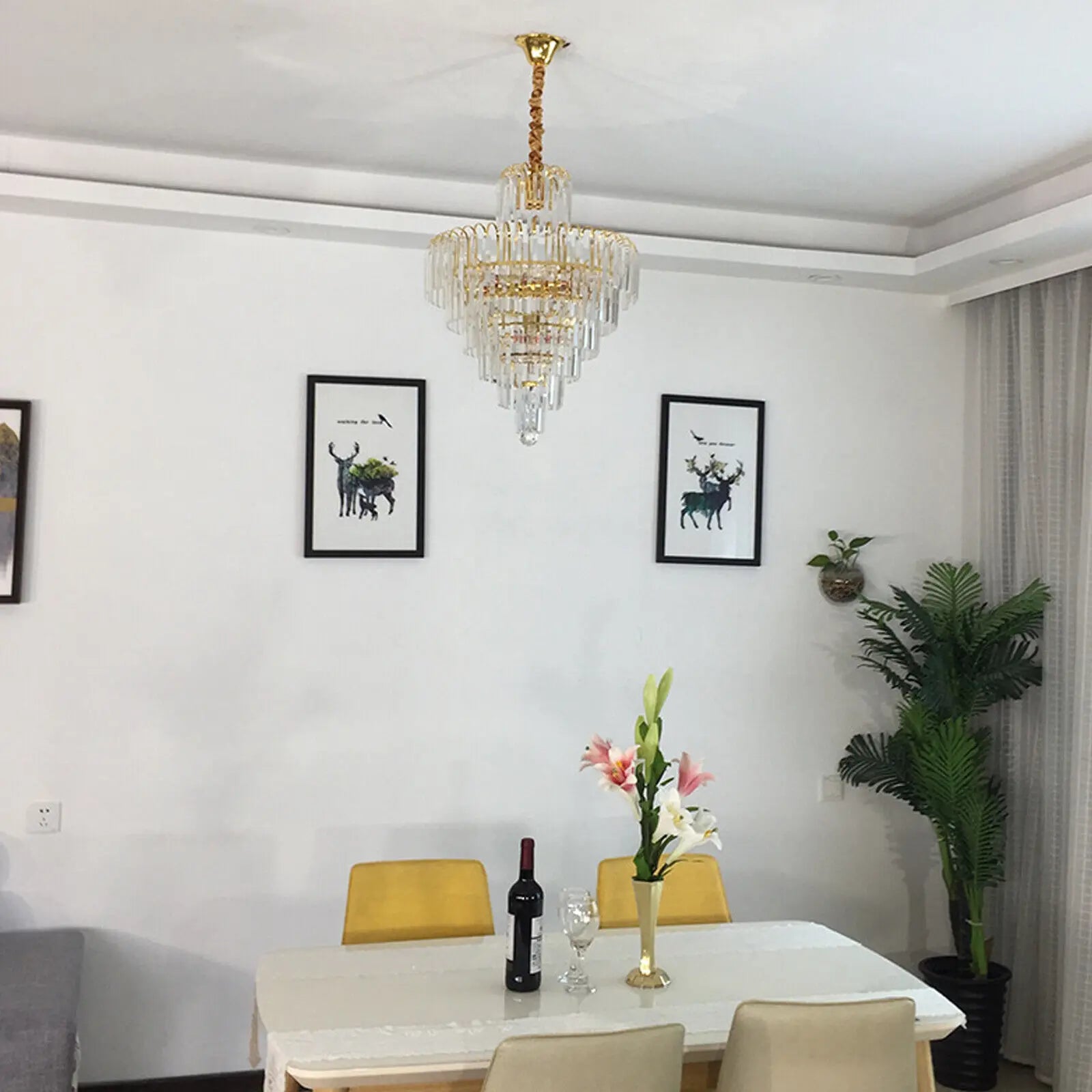 Luxury Crystal Pendant Chandelier Modern Ceiling Light - Chic & Cheery Shopping