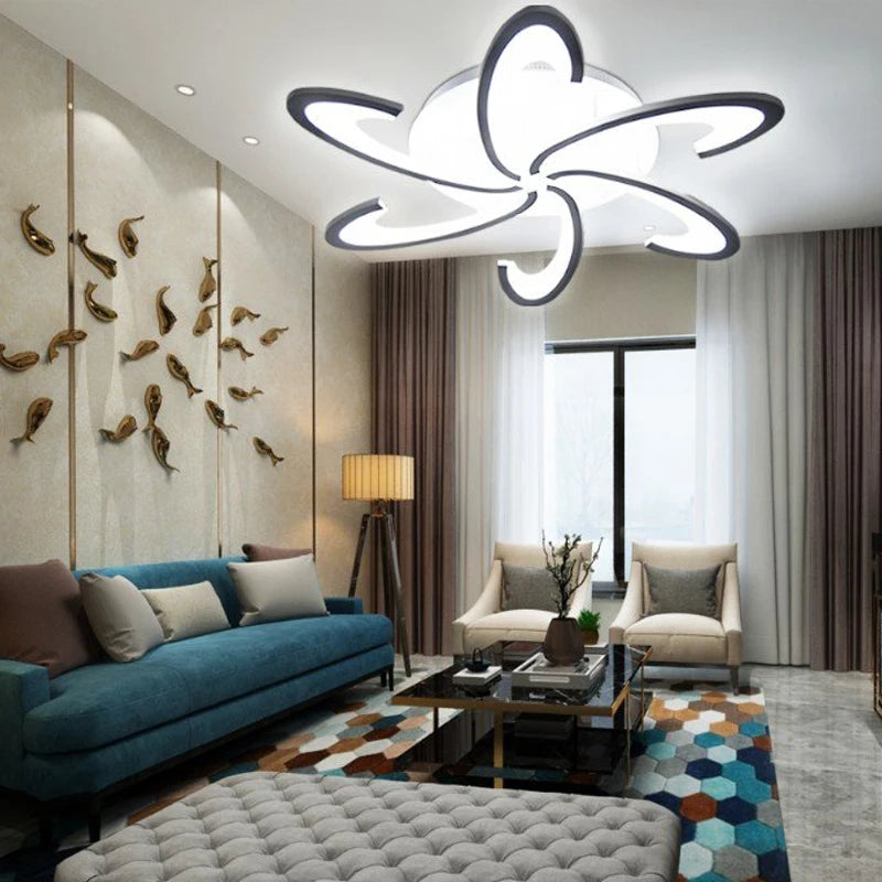 Modern LED Ceiling Lamp Dimmable Acrylic Chandelier Light - Chic & Cheery Shopping