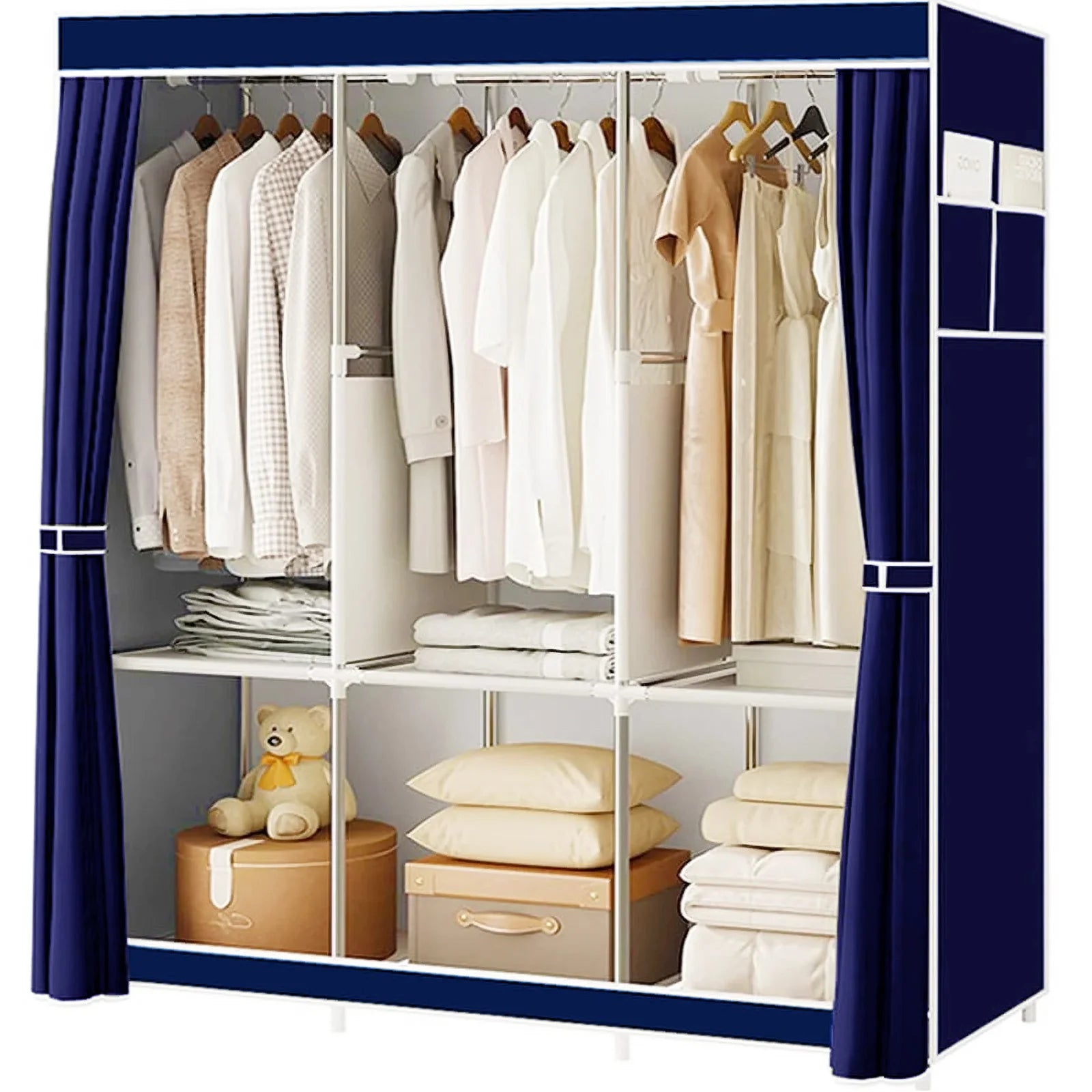 Portable Closet Organizer Rack for Clothes and Shoes - Chic & Cheery Shopping