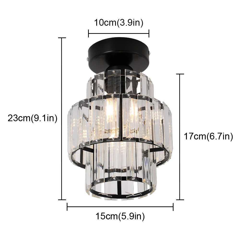 Modern Crystal Led Ceiling Lamp for Dining Room Decor - Chic & Cheery Shopping