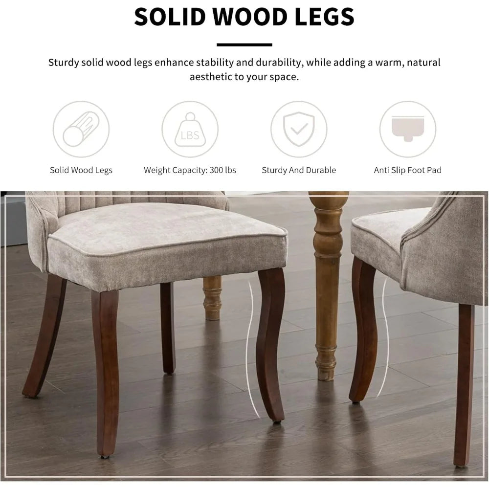 Modern Velvet Dining Chairs Set of 6 for Kitchen and Dining - Chic & Cheery Shopping