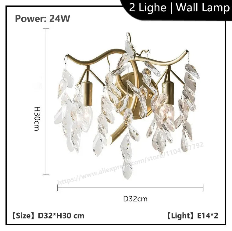 Luxury Crystal Ceiling Chandelier for Elegant Home Decor - Chic & Cheery Shopping