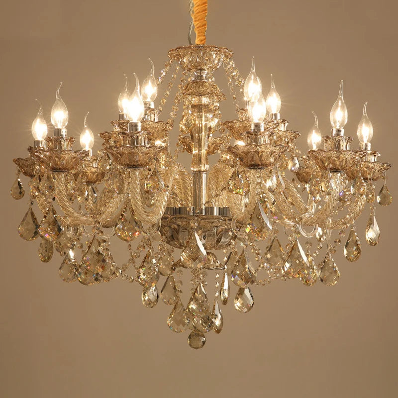 Luxury Crystal Chandeliers for Elegant Living Room Lighting - Chic & Cheery Shopping