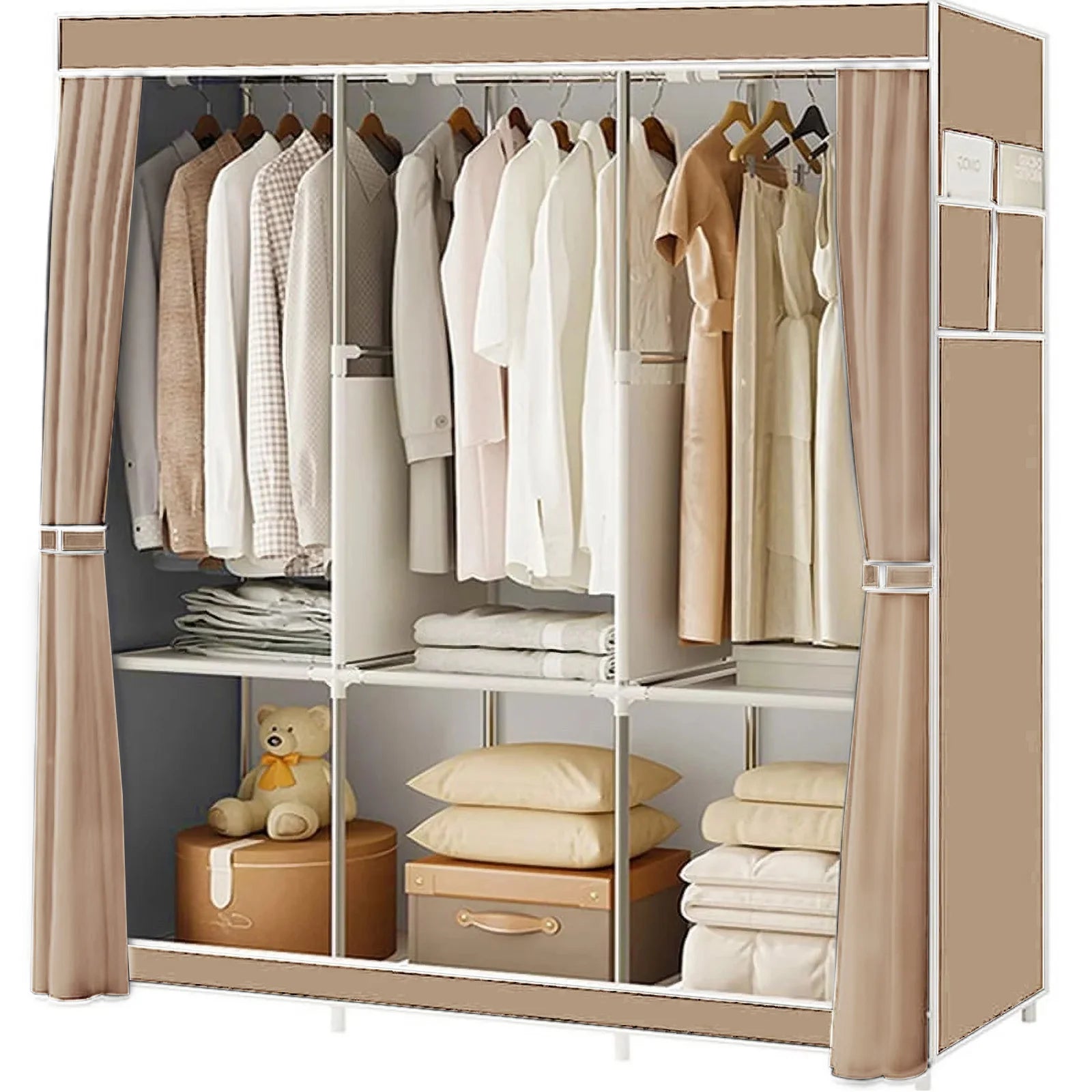 Portable Closet Organizer Rack for Clothes and Shoes - Chic & Cheery Shopping