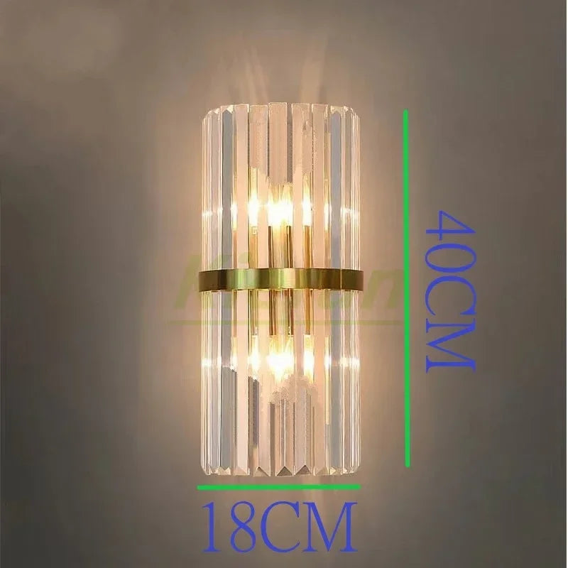 Modern Crystal LED Wall Lamp for Home Decor and Lighting - Chic & Cheery Shopping