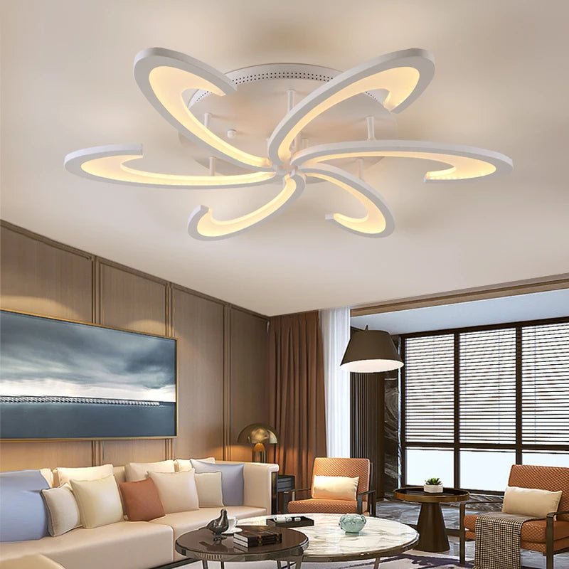 Modern Acrylic Ceiling Lamp for Bedroom and Dining Room - Chic & Cheery Shopping