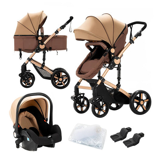 Lightweight 3 in 1 Baby Stroller with Safety Seat - Chic & Cheery Shopping