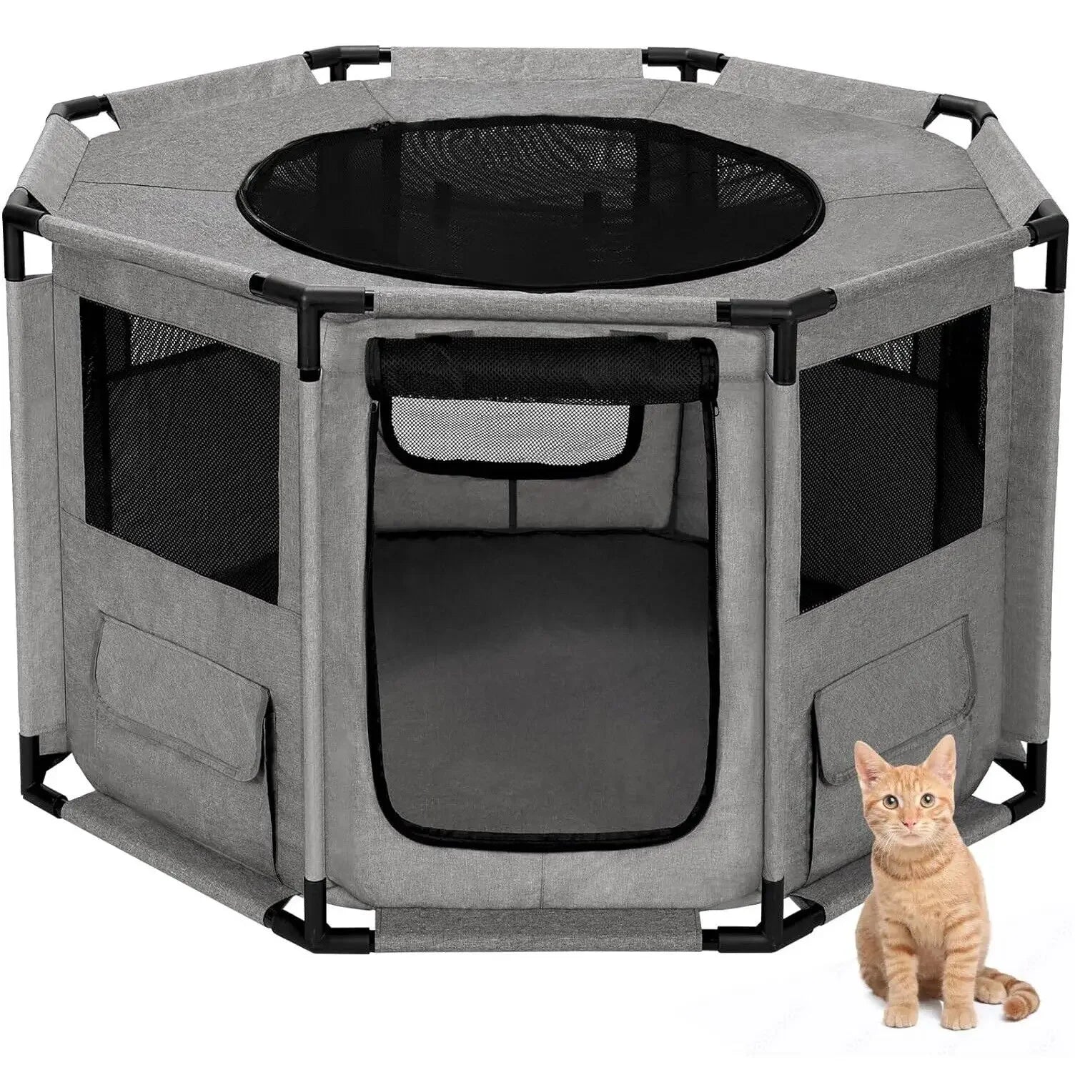 Portable Pet Playpen Indoor Outdoor Dog and Cat Crate - Chic & Cheery Shopping