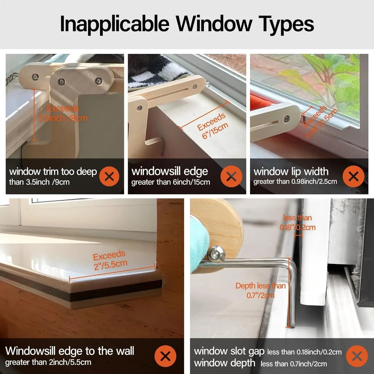 MewooFun Cat Window Perch Hammock Seat Large Beige - Chic & Cheery Shopping