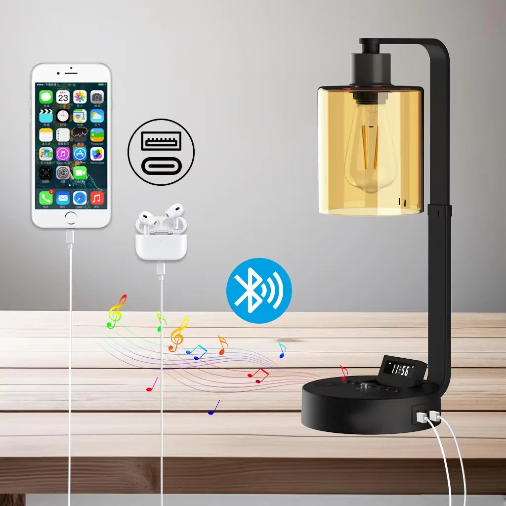 Dimmable LED Bedside Table Lamp with Touch Control - Chic & Cheery Shopping