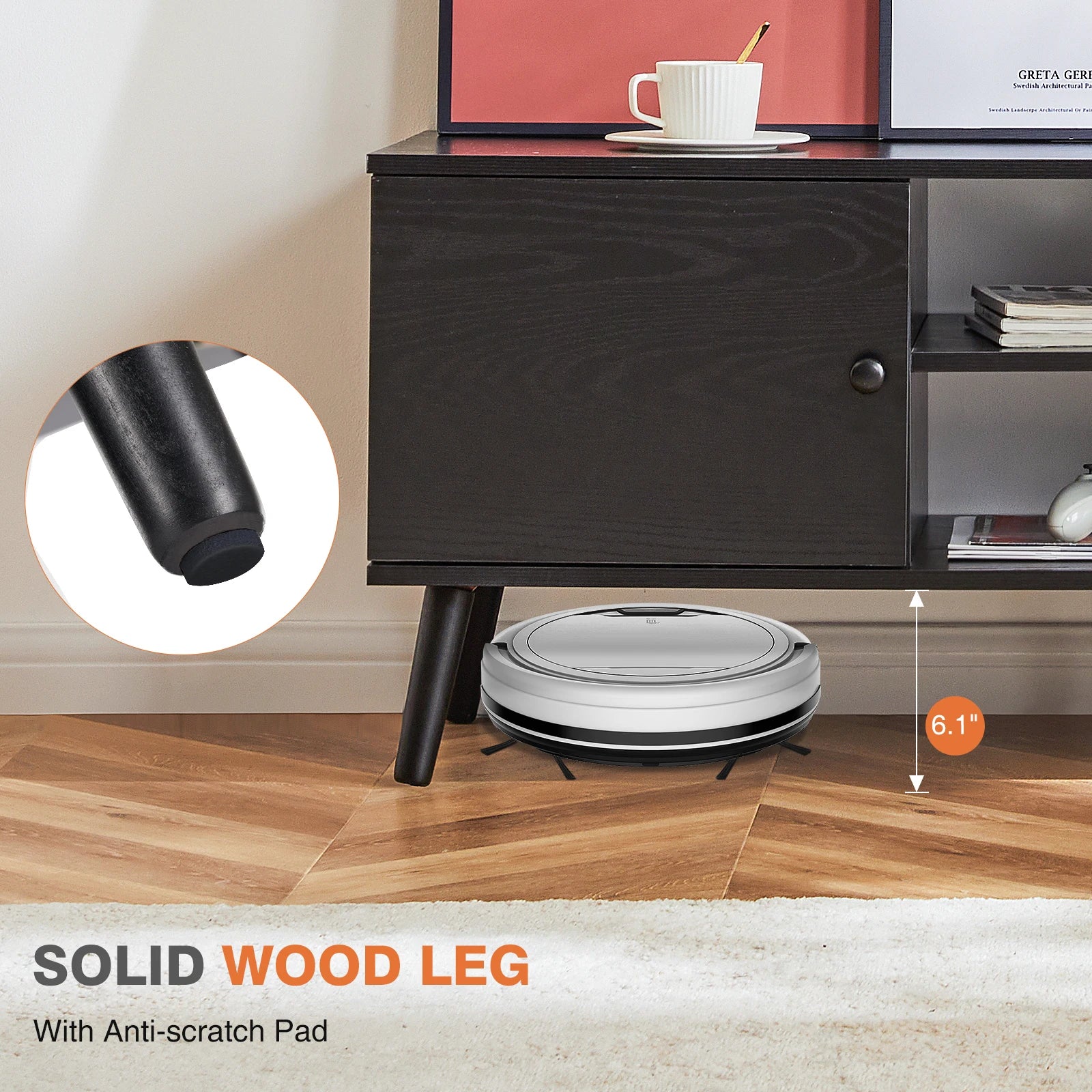 JHK Wooden Fireplace TV Stand for 60 Inch TVs and Storage - Chic & Cheery Shopping