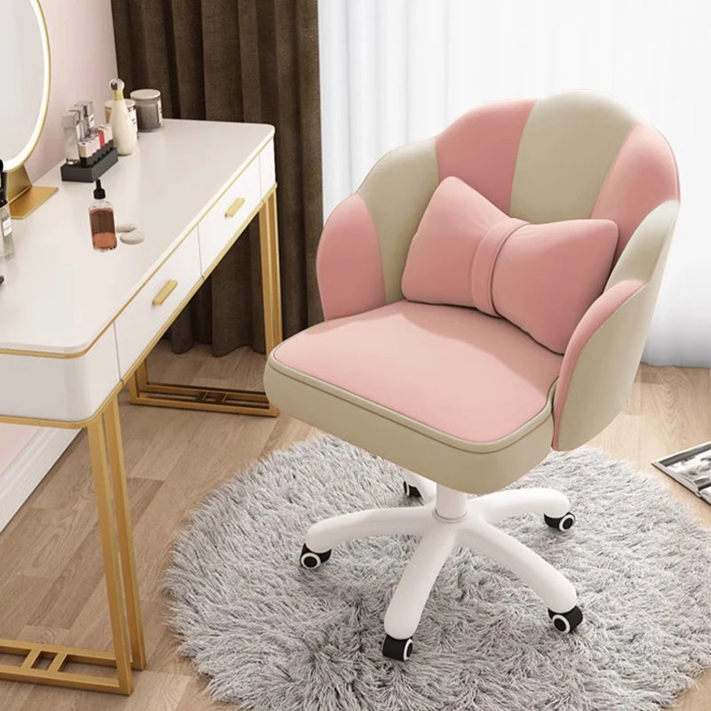 Velvet Petal Desk Chair Butterfly Chair With Bow Cushion - Chic & Cheery Shopping