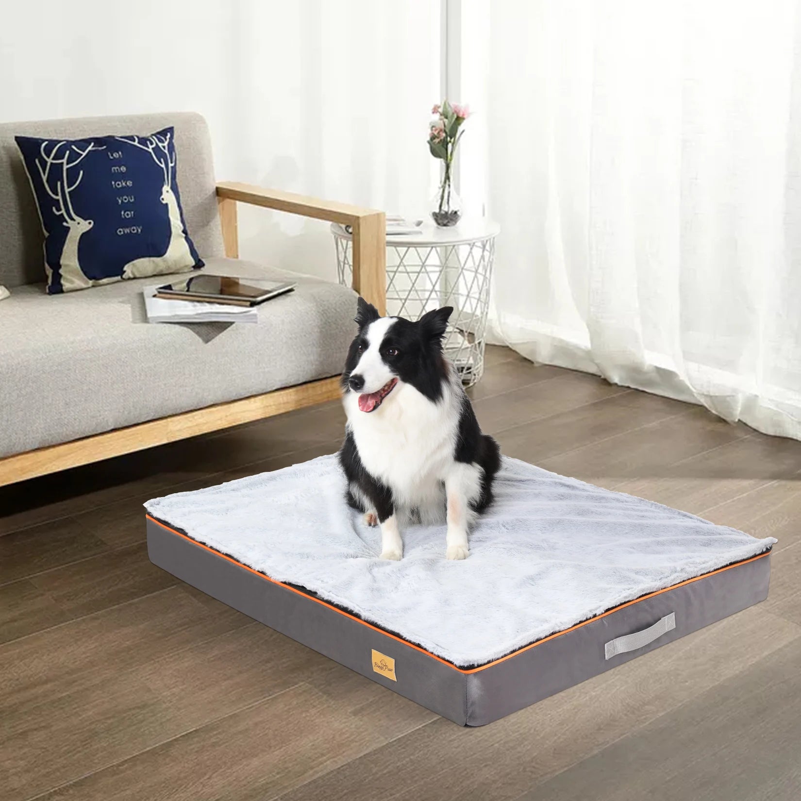 Large Orthopedic Dog Bed with Washable Cover and Foam Cushion - Chic & Cheery Shopping