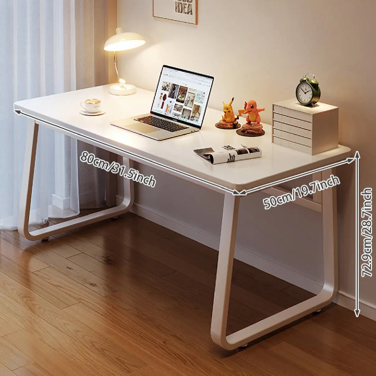Modern White Computer Desk for Home Office and Study - Chic & Cheery Shopping