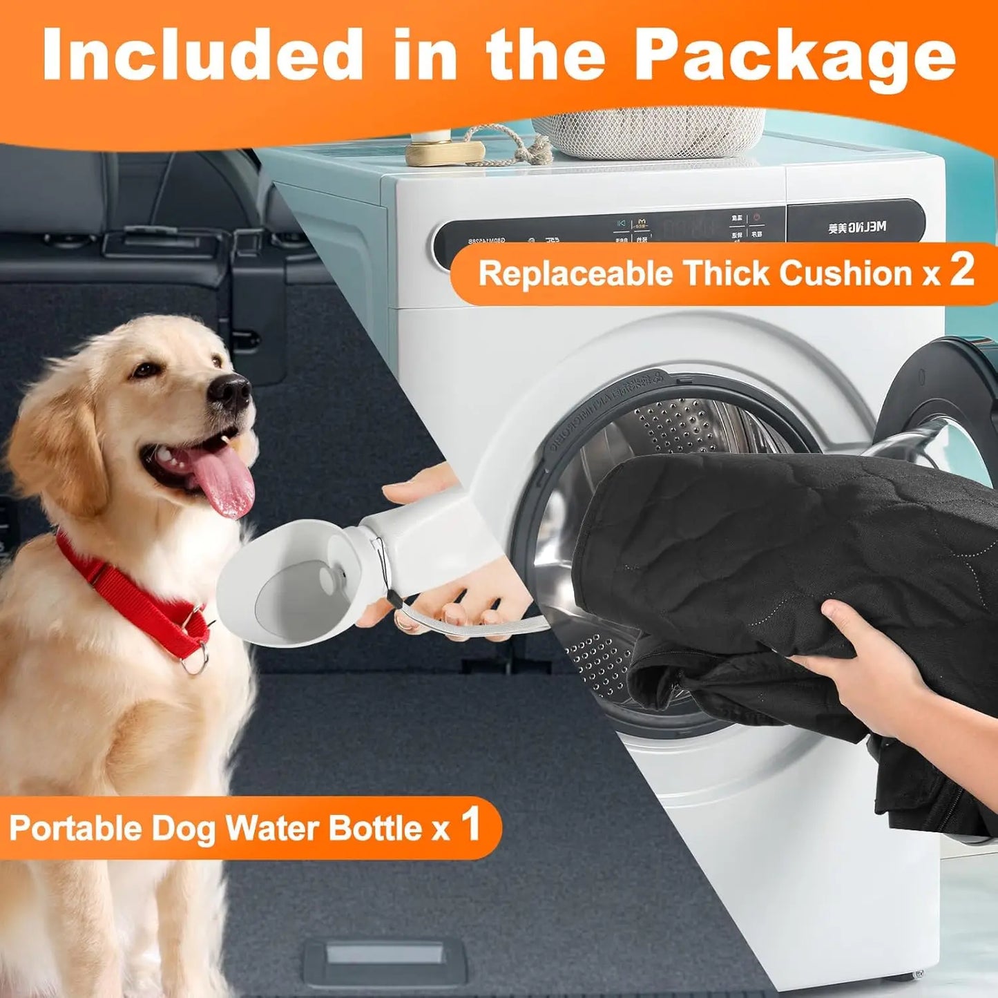 Waterproof Foldable Dog Car Seat Safety Hammock Protector - Chic & Cheery Shopping