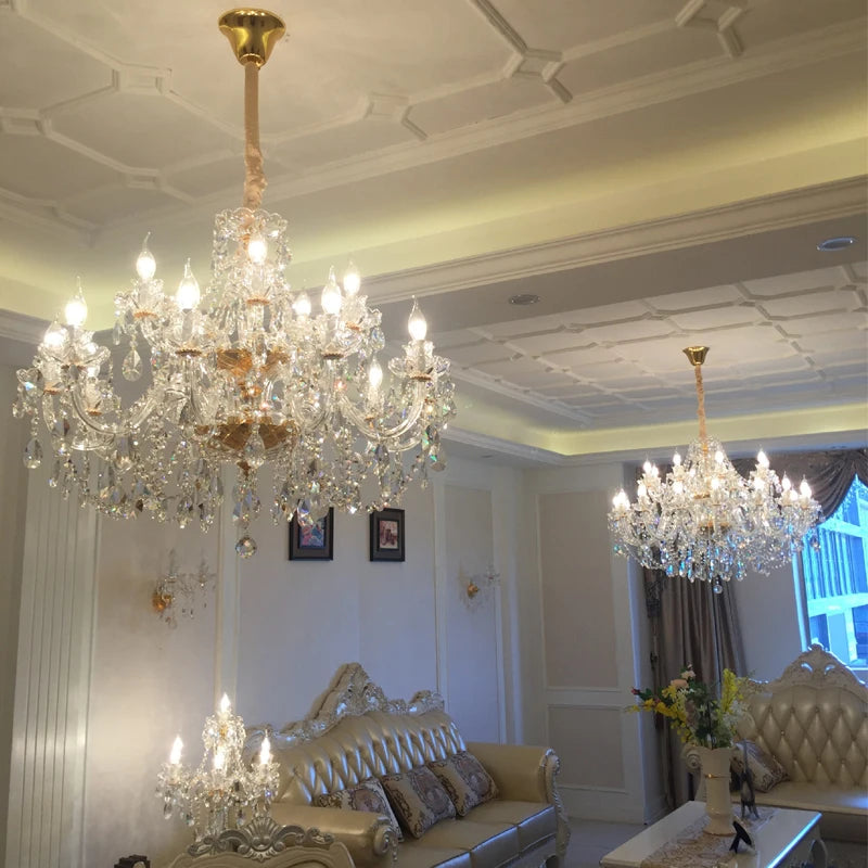 Luxury Crystal Chandeliers for Elegant Living Room Lighting - Chic & Cheery Shopping
