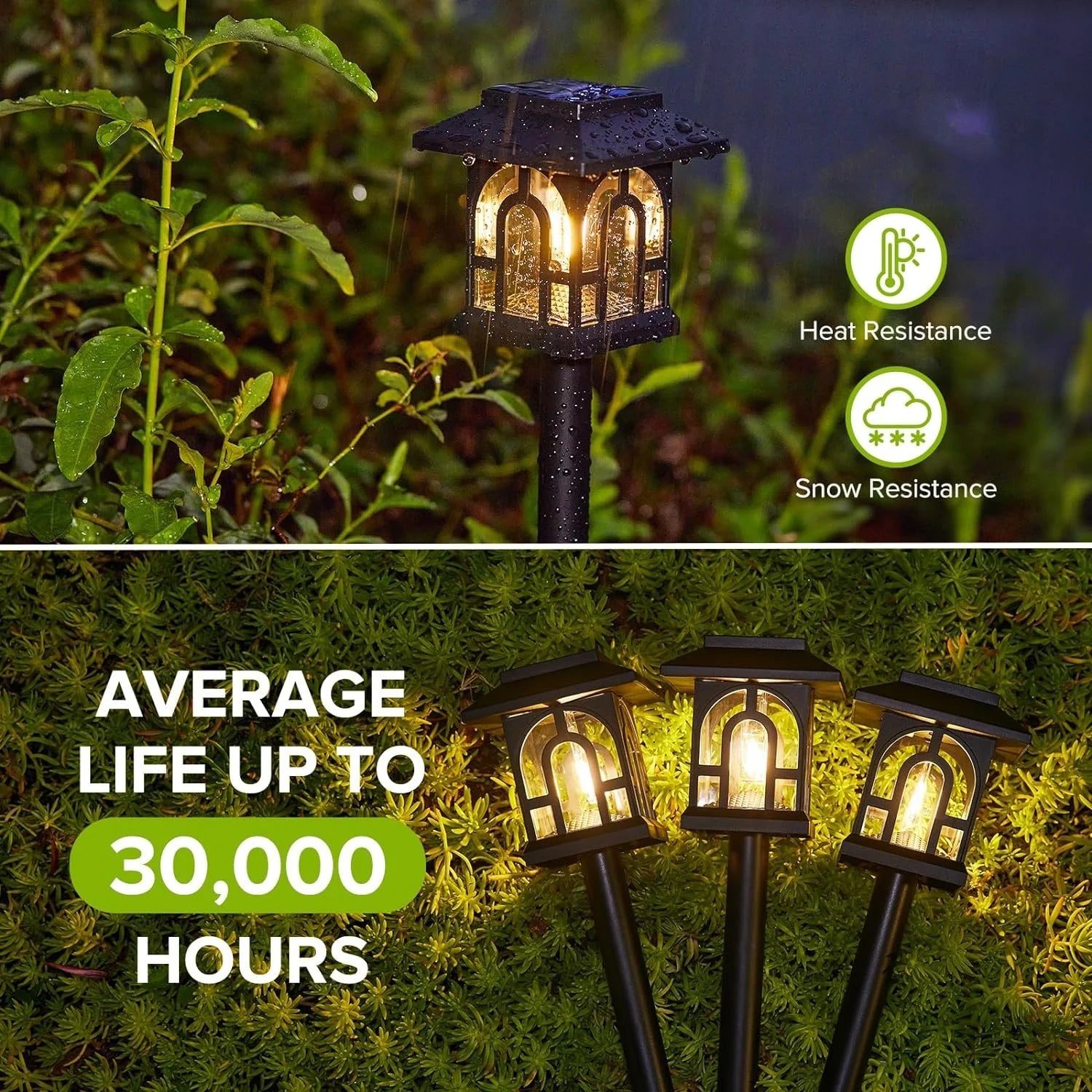 Solar Pathway Lights 6 Pack for Outdoor Yard and Patio - Chic & Cheery Shopping