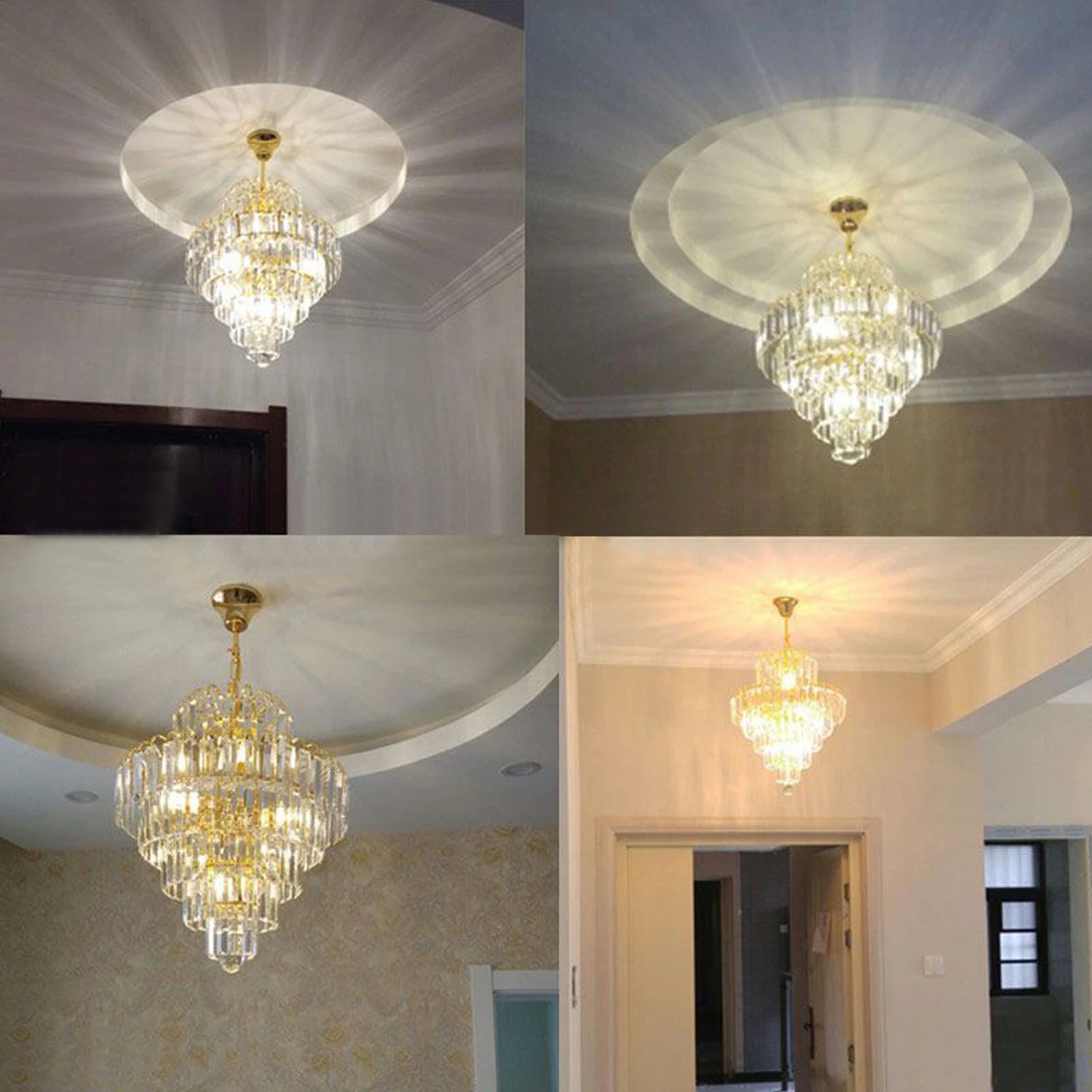 Luxury Crystal Pendant Chandelier Modern Ceiling Light - Chic & Cheery Shopping