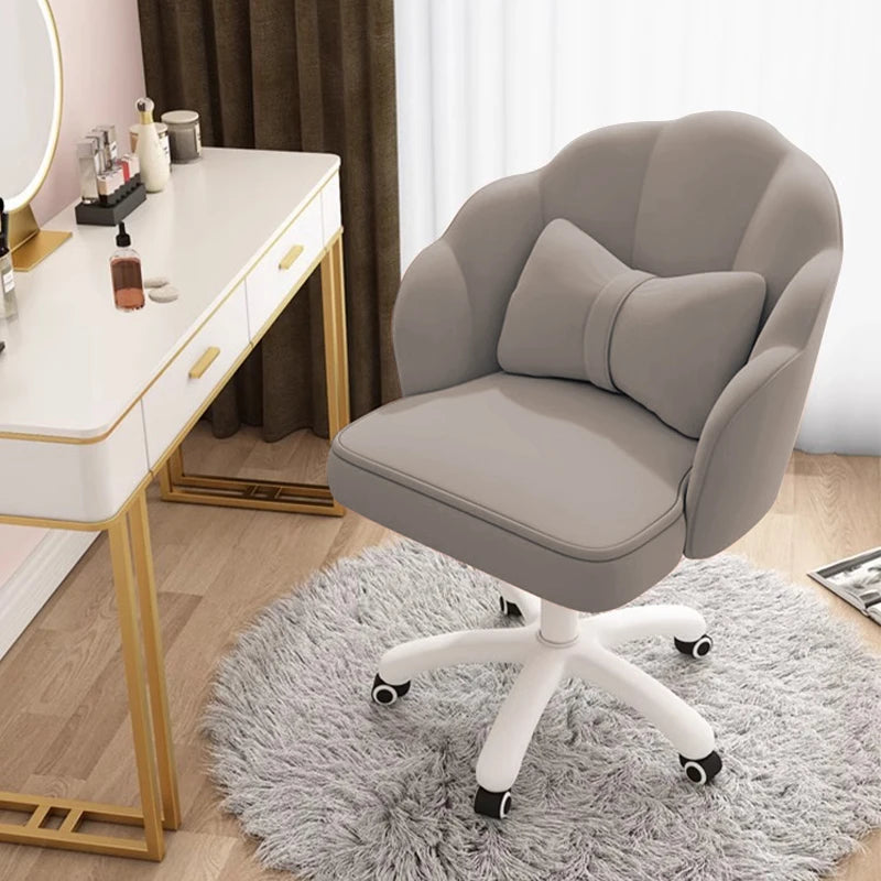 Velvet Petal Desk Chair Butterfly Chair With Bow Cushion - Chic & Cheery Shopping